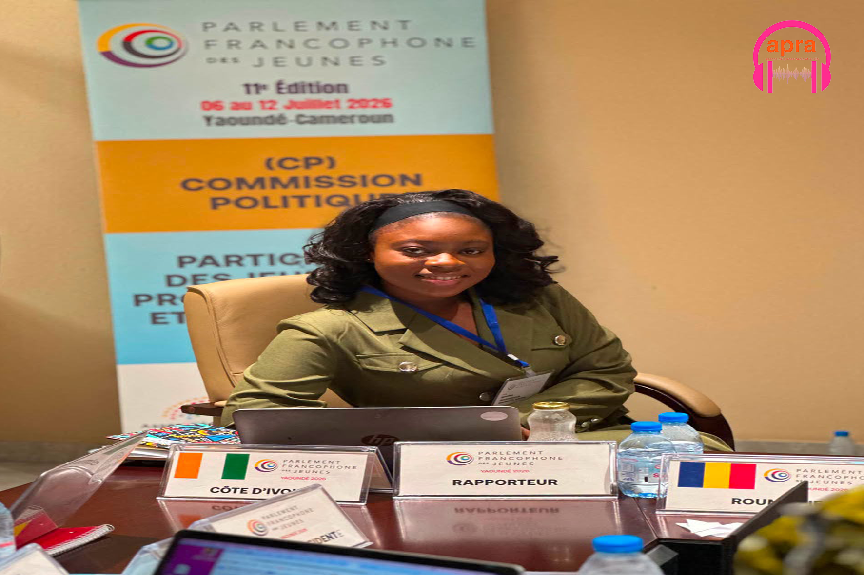 CULTURE / Naomie BAMBA, la voix ivoirienne qui s’impose au Parlement francophone des jeunes à Yaoundé.