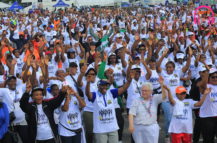 SPORT : Kandia Camara marraine du marathon des femmes d’Abobo