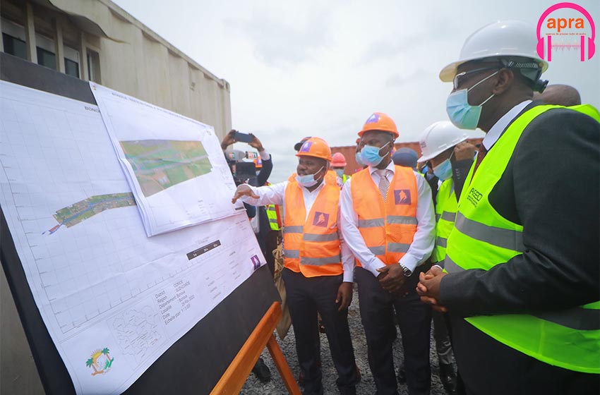 Lancement des travaux de drainage des eaux pluviales et usées à Bonoua