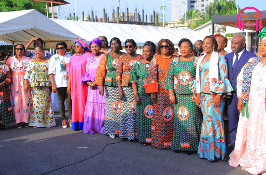 Actualité nationale / le RHDP lance sa campagne de mobilisation des femmes.
