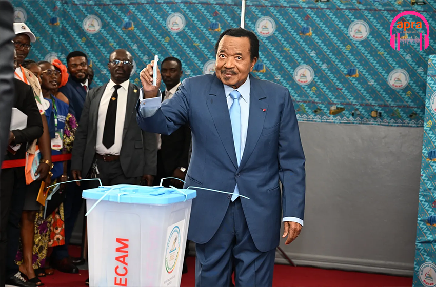 Cameroun/ Paul Biya déclaré vainqueur pour un 8ème mandat consécutif.