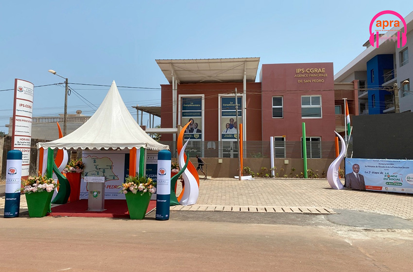 Prévoyance sociale : L’agence principale IPS-CGRAE de San Pedro, un site pour améliorer l’accès des populations aux prestations sociales