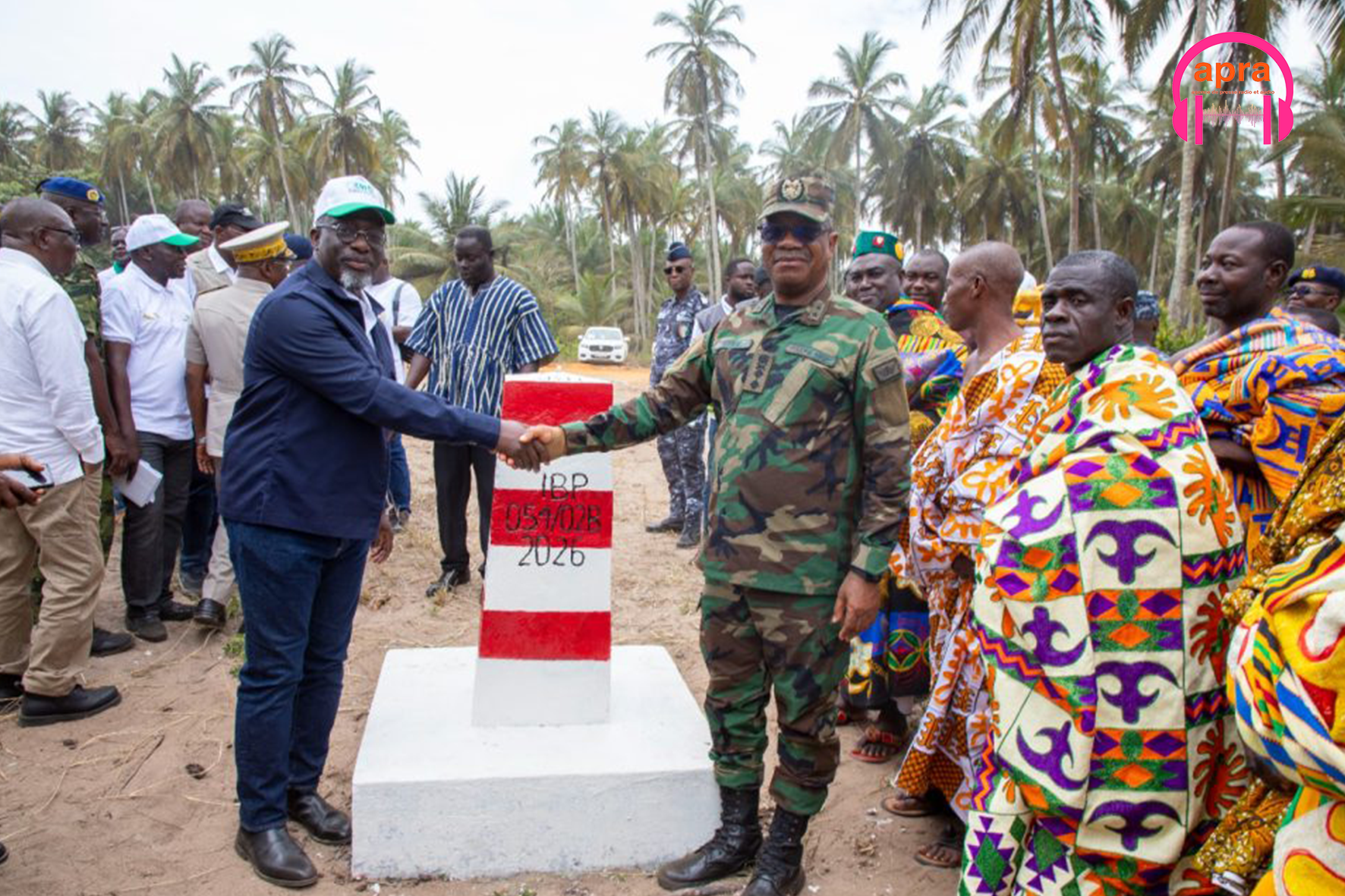 Actualité africaine / Côte d’Ivoire-Ghana : 150 km de frontière matérialisés avant la remise officielle des bornes.