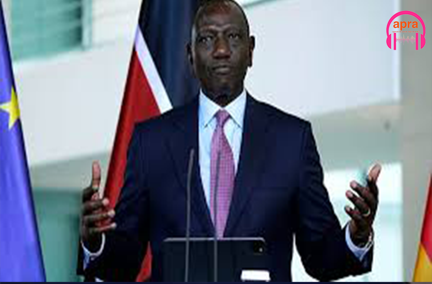 Crise environnementale : William Ruto appelle au renforcement de la résilience.