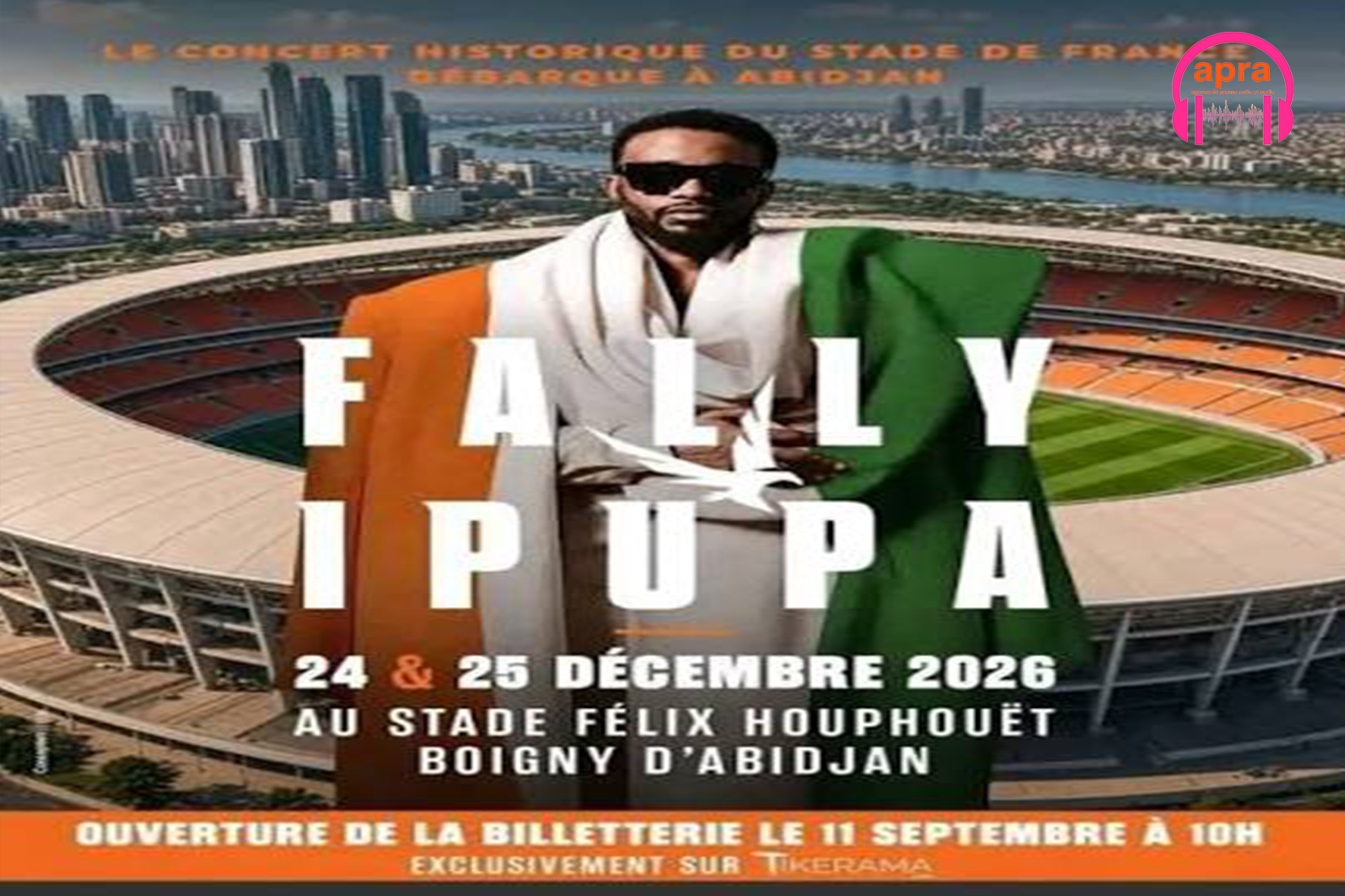 MUSIQUE / Fally Ipupa embrase Abidjan : le mythique show du Stade de France débarque au Félicia pour Noël 2026.