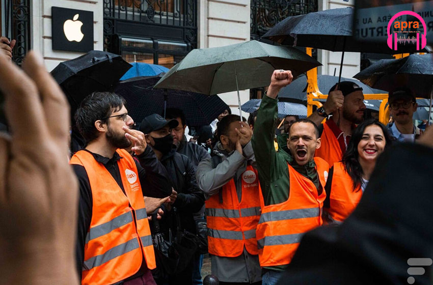 Économie/ France : Les salariés de la firme Apple se mettent en grève
