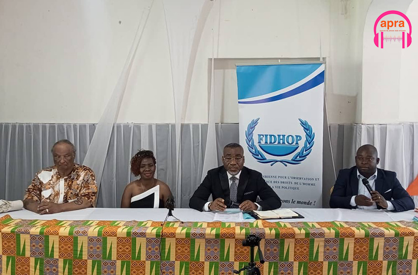 Société: la FIDHOP réclame justice pour Koffi Amon Julien et ‘’DICI IMMOBILIERS’’