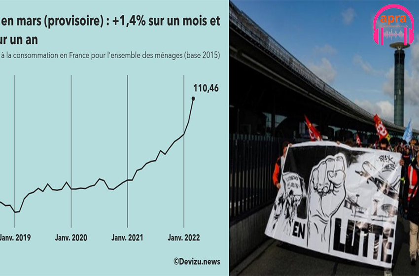 France : économie : l’inflation atteint un niveau exponentiel.