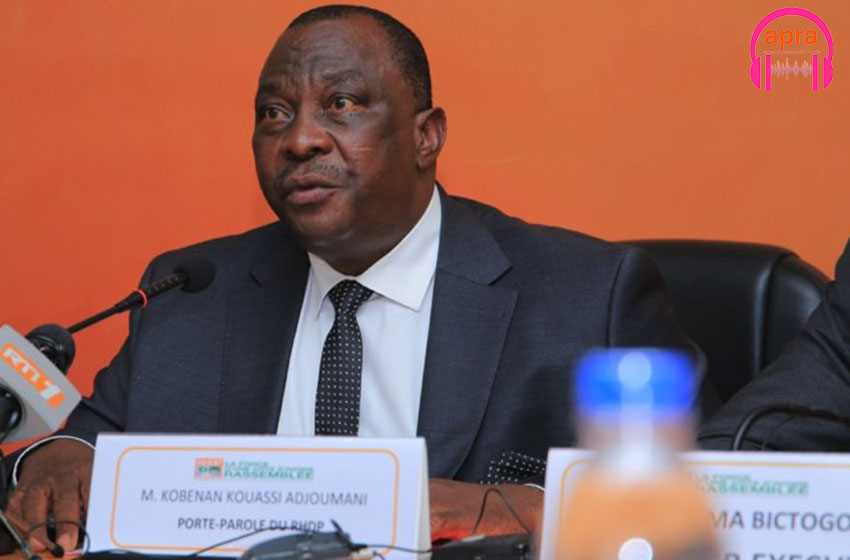 Politique : Le RHDP réagit suite au discours à la nation du président de la république le 6 août.