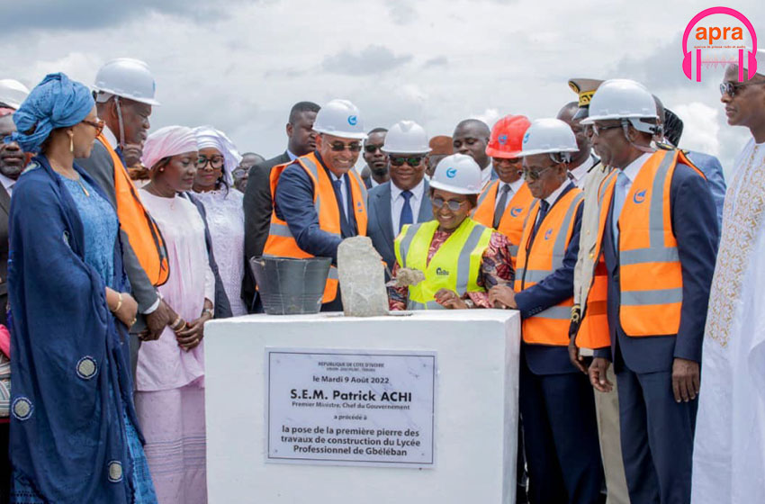 Formation professionnelle : Bientôt, Gbéléban doté d’un centre de formation technique.