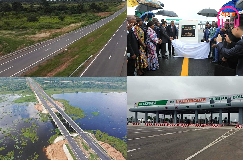 Infrastructure : inauguration de l’autoroute Tiébissou- Bouaké