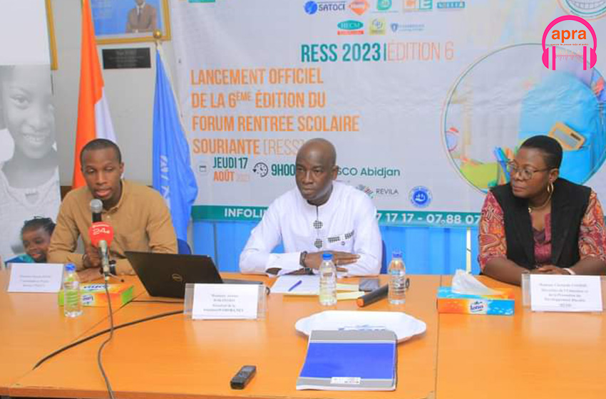 Éducation :  la RESS lance la rentrée souriante 6e édition.