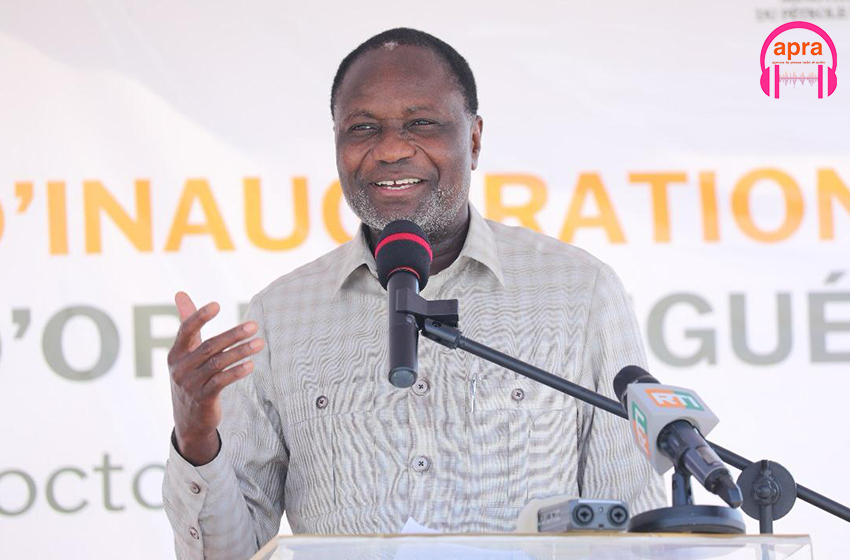 Industrie extractive : le ministre Mamadou Sangafowa Coulibaly inaugure la mine d’or de Lafigué (département de Dabakala)