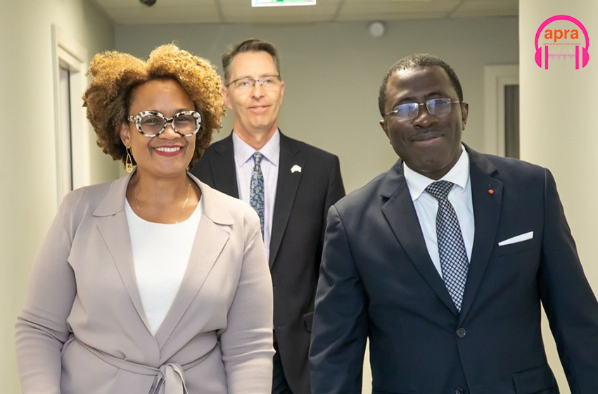 Diplomatie : Le ministre Wautabouna Ouattara a reçu la visite de l’ambassadeur des Etats-Unis