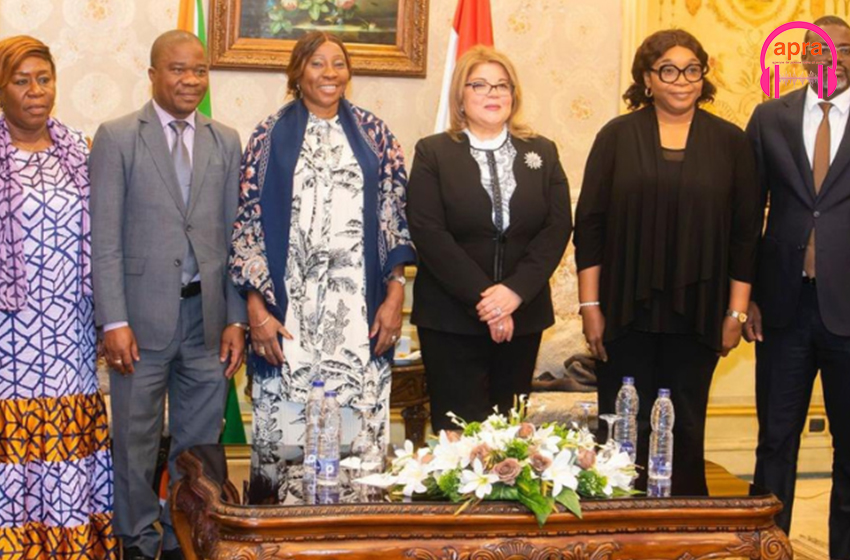 Diplomatie : Kandia Camara en visite officielle en Egypte pour renforcer les liens parlementaires