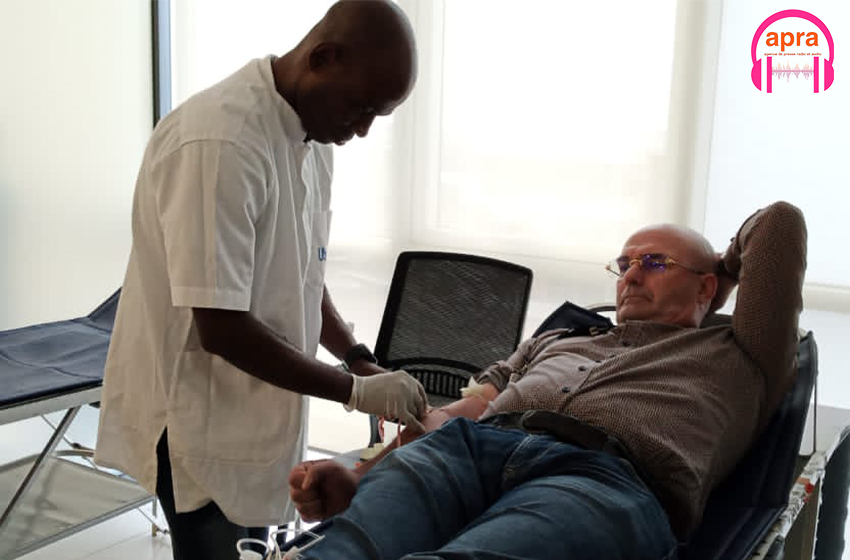 santé : Le groupe vivendi Africa donne 80 poches de sang.