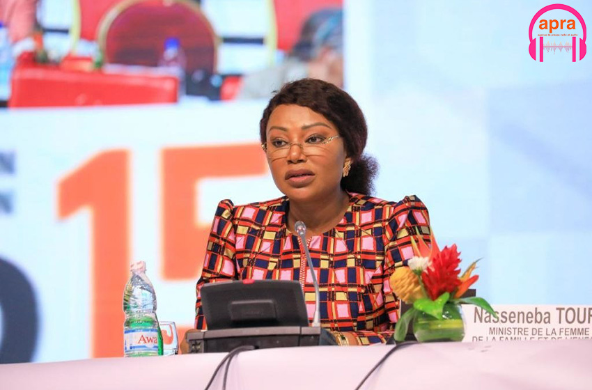Cop 15 : La ministre de la famille Nassénéba Touré de la femme présente la stratégie nationale.