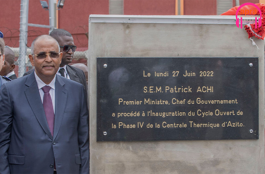 Le 1er ministre Patrick Achi augmente la puissance de la centrale d’Azito de 253 Mégawatts en termes de production d’énergie thermique.
