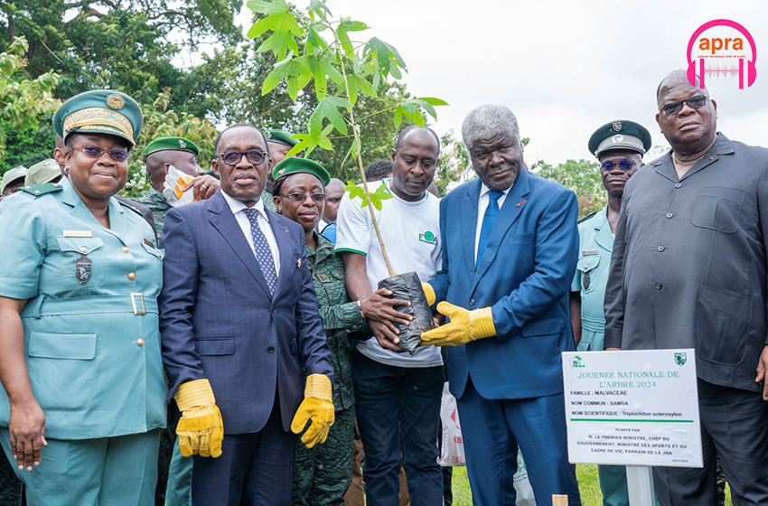 Journée nationale de l'arbre édition 2024 : le Premier Ministre appelle à une action collective pour restaurer 20% du couvert forestier d'ici à 2030