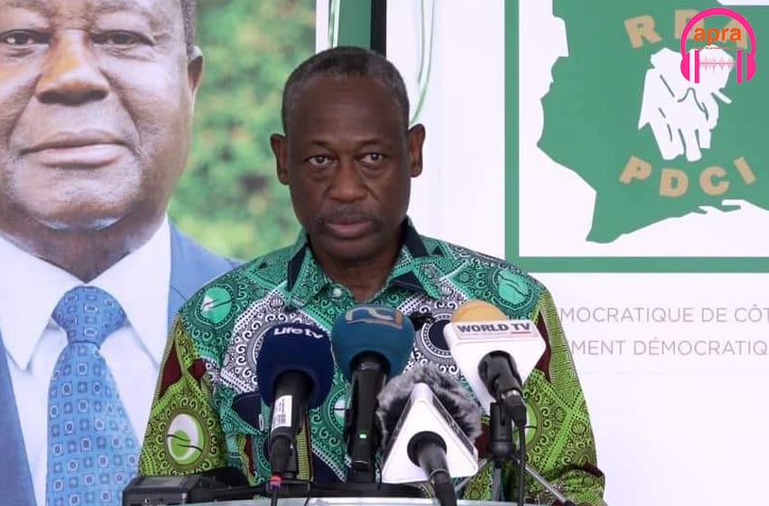 POLITIQUE : Le PDCI-RDA répond au procureur de la république, Adou Richard.