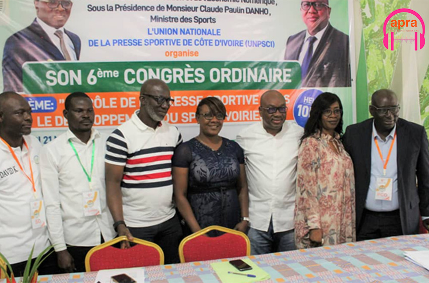 Katty Touré à la tête des journalistes sportifs.