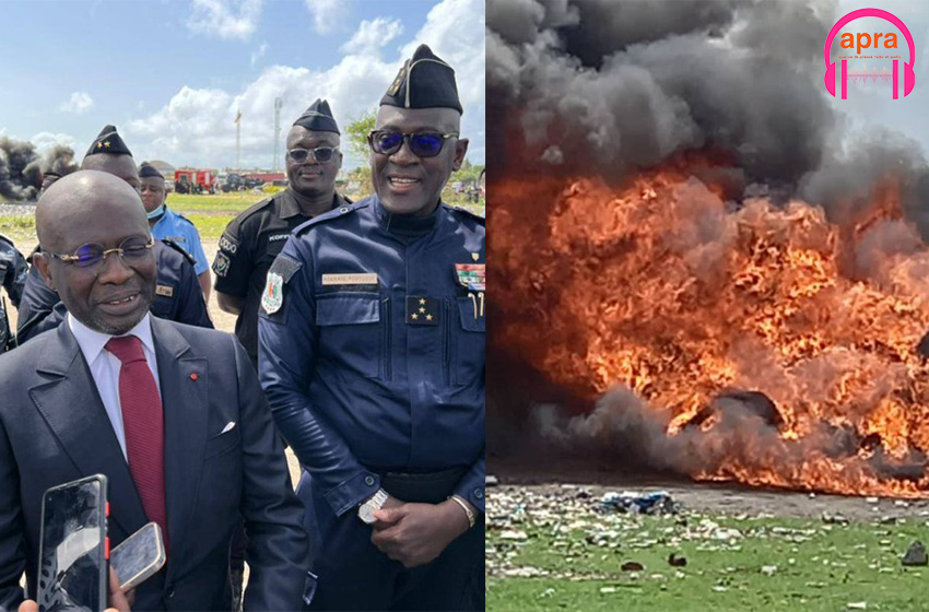 Trafic de drogue - 2,5 tonnes de cocaïne saisies incinérées.