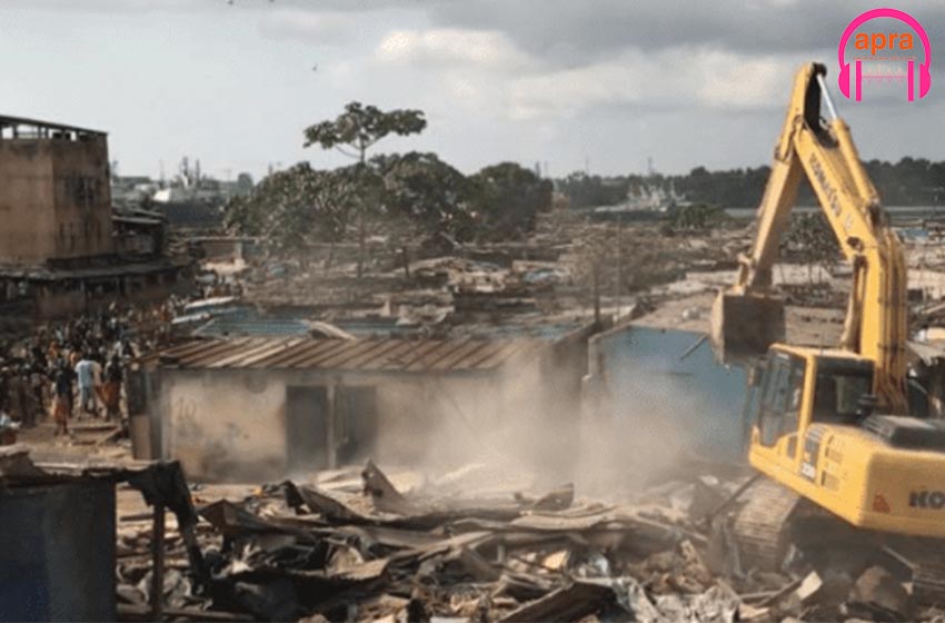 MÉTRO D’ABIDJAN : Démolition d’habitations dans la commune d’Anyama.