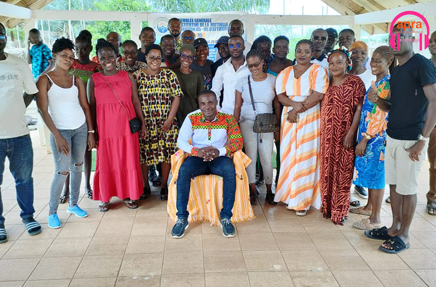 Paquinou à Attiégouakro : installation du président de la Mutuelle de la génération 85-95