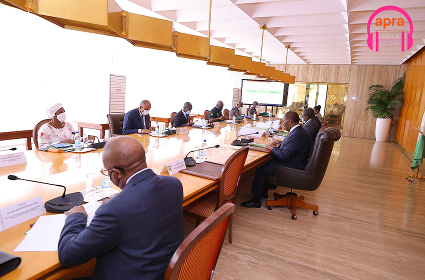 Réunion du Conseil National de Sécurité(CNS)