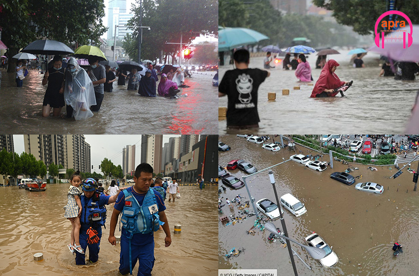 Chine/inondation à Pékin : un typhon fait au moins deux morts