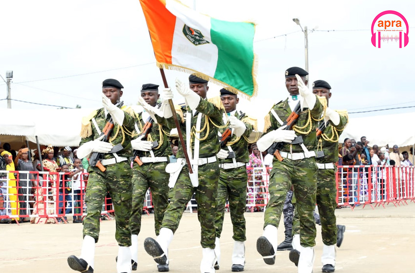 46eme promotion de la police nationale : 3 271 nouvelles recrues présentées au drapeau