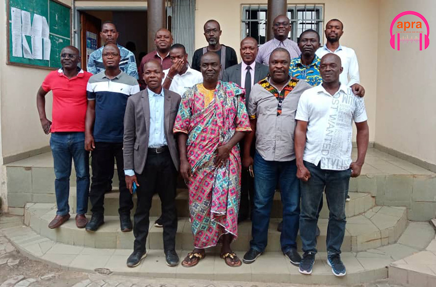 Le chef du village d’Anono présente ses vœux du nouvel an à la presse