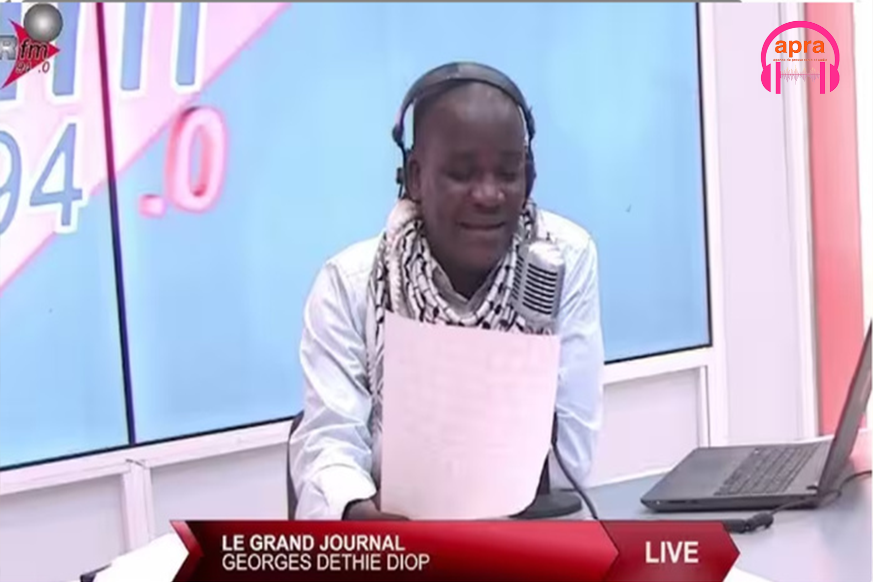 MÉDIAS / Sénégal : Mort en direct, Georges Déthié Diop s’éteint après sa matinale, la profession sous le choc.