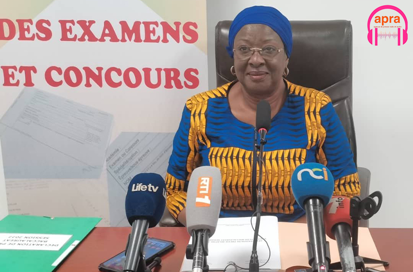 Education nationale : résultats du BAC 2022 : Le taux d'admission est de 30,78%.