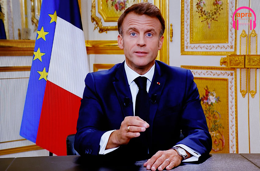 France : Emmanuel Macron appelle à l'unité face aux crises mondiales