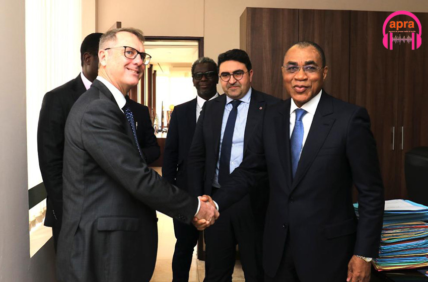 Economie  / Inclusion financière : Rencontre entre Adama Coulibaly et Paul Randall pour traiter le BIC