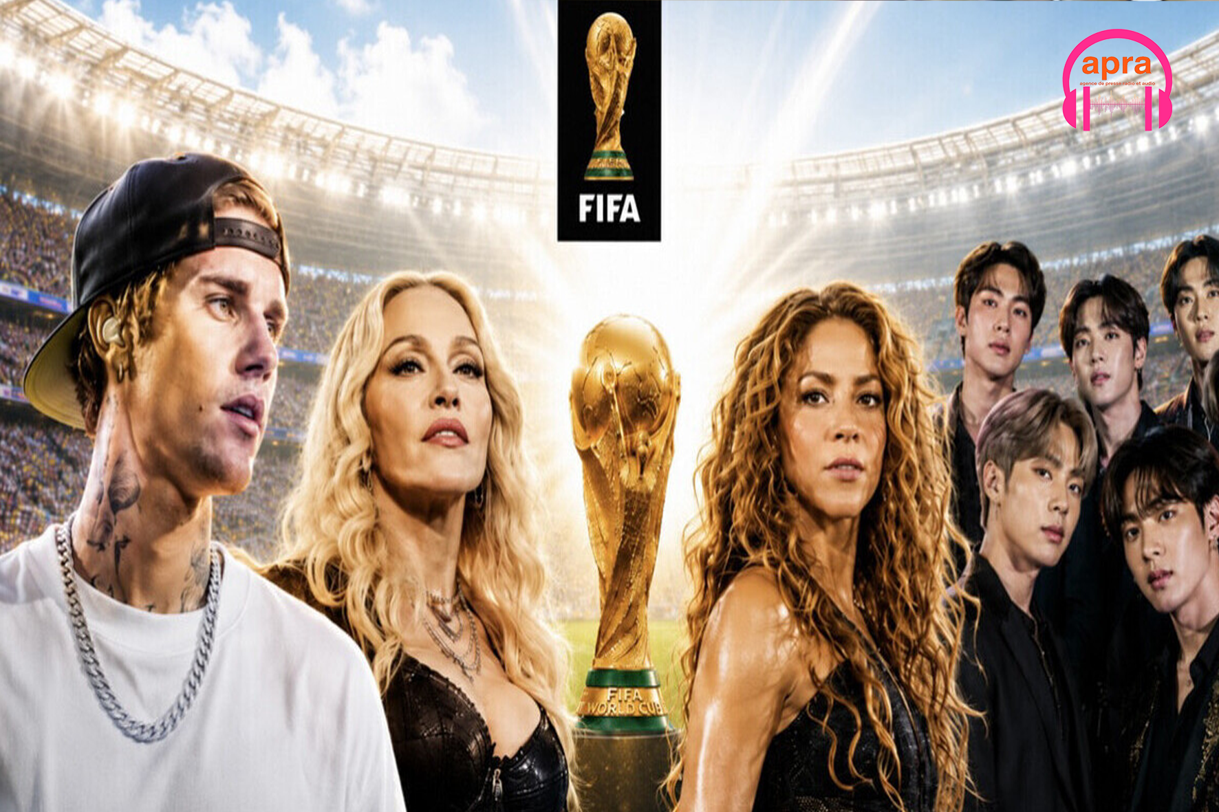 MUSIQUE / La musique entre dans l'histoire : Justin Bieber, Madonna, Shakira, BTS et Burna Boy à la mi-temps du Mondial 2026.