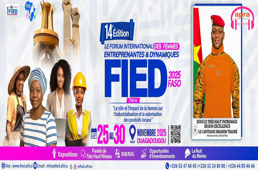 GENRE / Burkina Faso : Le FIED 2025 mobilise plus de 1 400 femmes pour bâtir une nouvelle génération d’entrepreneures connectées
