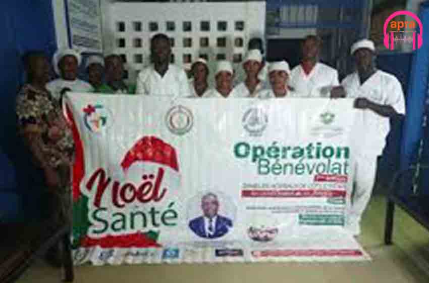 Santé : des bénévoles aux côtés des agents de santé pour aider les populations en ces périodes de fêtes de fin d’année.