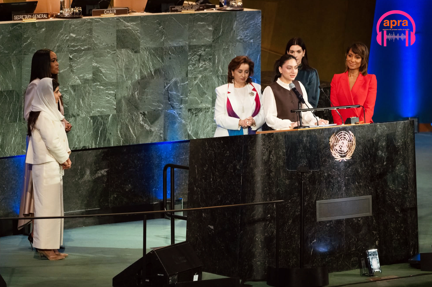 GENRE / À l’ONU, Malala et une étudiante afghane brisent le silence pour défendre les filles privées d’éducation.