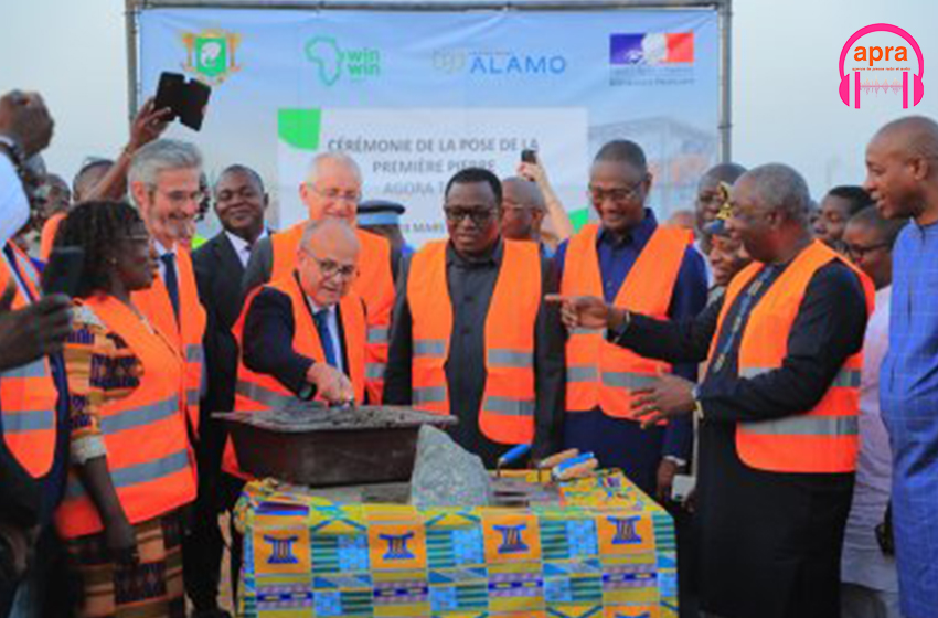 Agora deTouba : Claude Danho Paulin pose la première pierre