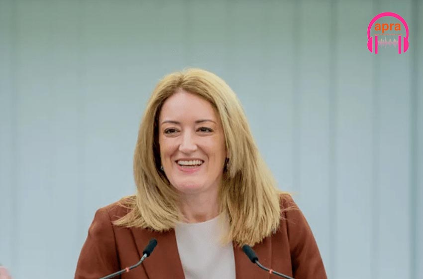 La maltaise Roberta Metsola élue présidente du parlement européen.