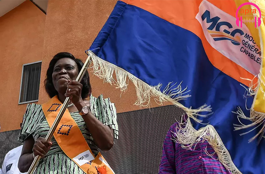 politique : Simone Gbagbo élue présidente de son parti politique le Mouvement des générations capables (MGC).