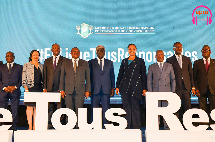 Promotion d'un espace numérique sécurisé : le Premier Ministre Beugré Mambé lance la campagne nationale #En Ligne Tous Responsables