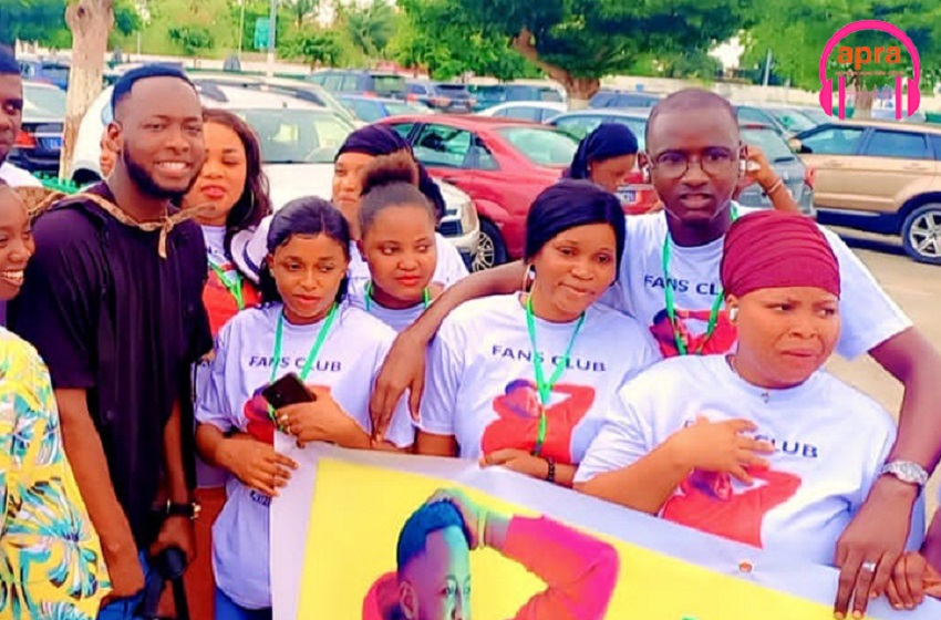 MUSIQUE : Accueil triomphale de l’artiste guinéens Mousto Camara