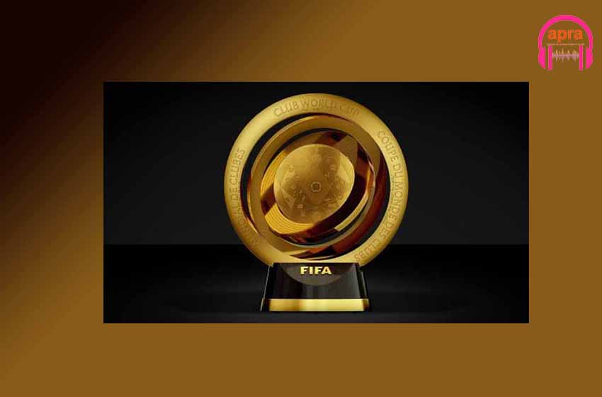 Sport/Football : le nouveau trophée de la coupe du monde de football de club présenté