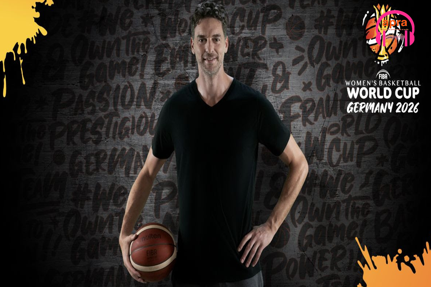 Sport/ Basketball : PAU GASOL, nouvel ambassadeur du mondial féminin.