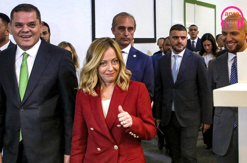 Immigration/ forum d’affaires Italie-Libye : Giorgia Meloni à Tripoli pour la signature de plusieurs accords