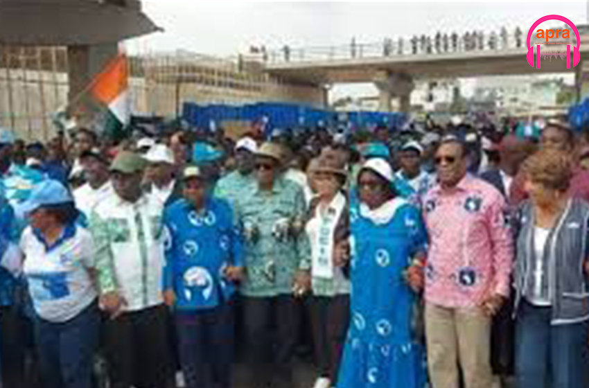 Yopougon : Le Front commun PPA-CI / PDCI-RDA fait vibrer les rues