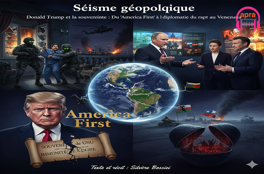 Séisme géopolitique/ Donald Trump et la souveraineté : Du America First à la diplomatie du rapt au Venezuela.